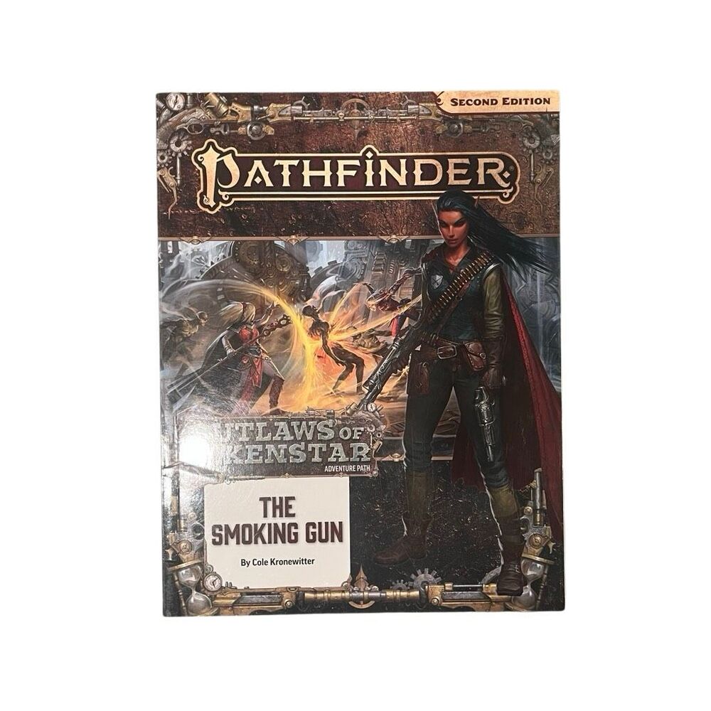 Pathfinder 2e Adventure Path: Outlaws of Alkenstar - The Smoking Gun RPG NEW